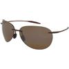 Maui Jim Sugar Beach MJ0421S 002 | Occhiali da Sole Graduati o Non Graduati | Prova Online | Unisex | Plastica | Quadrati | Marrone | Adrialenti