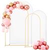 VEVOR Supporto per Fondale ad Arco Set da 2, Struttura Stabile, Facile da Montare, Set di Fondali ad Arco per Feste con Copertura per Matrimoni, Feste di Compleanno, Decorazioni per Cerimonie