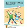Hauschka Verlag Lernspass ubungsblocke - t664 - quer durch die 4. klasse, mathe und deutsch - a5-ubungsblock: 664