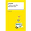 Reclam Philipp Jun. Wörterbuch der Lebenskunst: Janosch - Deutsch-Lektüre, Deutsche Klassiker der Literatur - 14321