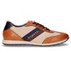 BUGATTI Stringata Sportiva In Pelle E Tessuto Beige Cognac - Uomo - Beige Cognac