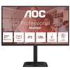 AOC Q27E4U Monitor QHD 27 pollici con altoparlanti e regolazione altezza - Q27E4U