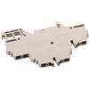 Weidmüller 1674300000, Morsettiera passante doppio livello Beige