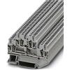Phoenix Contact 3031555, Morsettiera per guida DIN Doppio Grigio