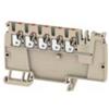 Weidmüller 1988290000, Morsettiera per guida DIN Beige livello Singolo