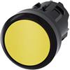 Siemens 3SU1000-0AB30-0AA0, Attuatore pulsante tipo Instabile SIRIUS ACT, Giallo