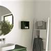 Parama Pensile bagno sospeso a giorno 25x25cm color verde foresta | Ardenne