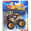 Hot Wheels Monster Trucks Scratch Attack, Beast Bashers 1/5 Include Auto Schiacciata Scala 1:64