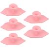 Deosdum 5 PCS Spazzole per Labbra Esfolianti in Silicone a Forma di Labbra, Scrubber per Labbra Morbide Spazzola per la Pulizia Profonda delle Labbra con Ventosa