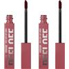 Maybelline New York Super Stay Peel Off Lip Liner Tinta Labbra Tonalità 002 Haze Effetto Tatuaggio Lunga Durata 24H Formula Modulabile No Transfer con vitamina E - 2 Tinte Labbra