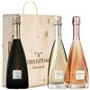Ferghettina Saten 2022 + Milledì 2022 + Rosé 2022 (cassa legno 3 bottiglie) - 0.75L
