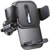 FORCELL SUPPORTO AUTO A MOLLA DA BOCCHETTA AUTO AIR F-GRIP GUARDIANAV BLACK PER SMARTPHONE
