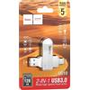 HOCO PEN DRIVE UD10 CHIAVETTA USB + USB-C USB 3.0 128GB SILVER - MEMORY OTG PER PC E SMARTPHONE
