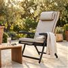 MIlani Home HARPER - poltrona sdraio relax reclinabile con poggiapiedi scorrevole