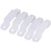 Tnfeeon 100 Pezzi LED Connettore a Striscia, 8/10/12 Millimetri Clip Fissaggio in Silicone Clip del Supporto Strisce Luce Flessibili Supporto Fissaggio per Il Fissaggio Strisce LED RGB (12mm)