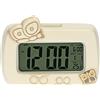 THUN - Orologio Digitale con Farfalle e Fiori - Linea Elegance - Accessori e Decorazioni Casa - Ceramica, Meccanismo Digitale - 16x5,5x11,6 cm h