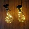 FTVOGUE Stringa Luminosa in Sughero per Bottiglia, Ad Energia Solare, 20 Mini Luci LED, Lunghezza 2 Metri, Decorativa per Bottiglie di Vino e Vetro (9#42)
