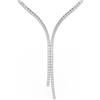 SWAROVSKI COLLANA A Y MATRIX, TAGLIO ROUND PLACCATO RODIO