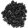 Akozon 100 pezzi Rivetti plastici per carrozzeria Clip di fissaggio per auto Clip per paraurti per parafango Rivetti in plastica per auto con perno a 6 mm Diametro perno di fissaggio AP