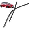 WEIQQI Tergicristalli Anteriori per Ford Fiesta 7 2018-2023 Spazzole Tergicristallo Spazzole per finestrini Anteriori per Auto Finestra Accessori