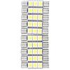 ERYUE 31mm 5050 Lampada Visore Sole 3-SMD con LED Bianco 12 V, Lampadina-riferimento incrociato: F30-WHP e 6614F, Applicazione per Lampadina Specchio TS-14v1cp