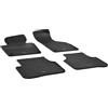 WALSER Tappetini in gomma DirtGuard su misura compatibile con VW Passat B6 2005-2010, VW Passat B7 2010-2015