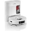 Bosch Spotless+Robot Aspirapolvere e Lavapavimenti,Potenza 11.000Pa,Panno Lavapavimenti Statico,Stazione di ricarica con autosvuotamento,Navigazione Infrarossi Smart Vision,AppBosch HomeConnect,Bianco