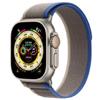 Apple Watch Ultra (2022) | 49 mm | GPS + Cellular | argento | Trail Loop M/L blu/grigio - molto buono