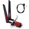 Topiky Scheda WiFi PCIE Pro 7260AC, Scheda di Rete Wireless BT4.0 Dual Band da 1200 Mbps con Guadagno 2,10 DBi, per 7 8 10 11