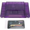 Culnflun Cartuccia di gioco 3000 in 1 V1 0 Cartuccia per videogiochi con scheda di memoria da 8 GB per SFC Game Console Super Entertainment System SNES Classic Retro Gaming Accesso (Viola traslucido)
