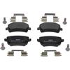 FERODO Kit pastiglie freni non predisposto per visualizzazione avviso usura con accessori FDB5107 Compatibilità con VW GOLF VI 5K1 Golf V Hatchback 1K1 TIGUAN AD1 SCIROCCO 137, 138, SEAT