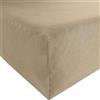 Bassetti Lenzuolo con angoli in tinta unita 4A/498, in cotone/elastan, dimensioni: 140 x 200 cm, 160 x 220 cm, 9302340