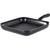 GreenChef Diamond Griglia in Ceramica Antiaderente da 28 cm, Senza PFAS, Adatta all'induzione, Sicura in Forno fino a 160˚C, Lavabile in lavastoviglie, Nero