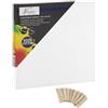 Art Sensations Nassau Fine Art AR1001/GE - Tela 30 x 30 cm, colore: Bianco