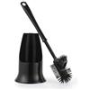 Beldray Antibac - Scopino per WC in silicone, con supporto, pulitore per bordi integrato, trattato con piritione di zinco, per ridurre l'accumulo di batteri, setole antigraffio, impugnatura ergonomica