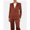 Outlet Le Grandi Firme Patrizia Pepe Giacca / Blazer donna made in Italy art. B 754, Marrone Fard Rossiccio