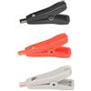 Hyuduo Clip a Coccodrillo in Rame Placcato Oro, 3 Pezzi, Morsetti per Test Kelvin 10A, Clip Isolata in ABS, Connettori Professionali per Test Batteria e Misurazioni Elettroniche