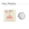 Omega Vetro acrilico originale OMEGA, argento PZ5008 per 165.001, 168.004