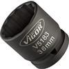 Vigor v5183 Forza della chiave a bussola, esagonale da esterno doppio profilo 36 mm, extra duennwandig, attacco 20 mm, 3/4 pollici