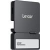 Lexar Professional Go SL400 2TB Portable SSD + Hub Nero