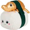Simba Squeezlings Niko Nigiri - Peluche di sushi super morbido (20 cm) con granchio e riso rimovibili, morbido giocattolo in tessuto per neonati e fan a partire da 0 mesi