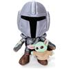 Simba - Star Wars The Mandalorian Personaggio 25 cm con Mini Grogu - Action Figure Dettagliata, Modello 6315870724, +0 mesi