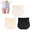 XQILGVF Slip modellanti senza cuciture Ice Silk, mutandine ultra sottili per il controllo della pancia e dei fianchi, biancheria intima modellante a vita alta (3pcs C,L)