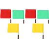 6 Pcs Bandiera Avvertimento Bandiere Sicurezza Flag Del Segnale Manuale