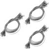 20 Pcs Cavetto Per Cordino Acciaio Inossidabile Cavo Inox Anti-lost