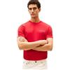 Tommy Hilfiger Uomo T-Shirt Maniche Corte Brand Love Small con Scollo Rotondo, Rosso (Medium Red), M