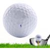 Generico Palla da pratica da golf - Palline da pratica da golf indoor, Pallina da golf a doppio strato, Palla da pratica per putt swing da golf, Accessorio per assistenza putter da allenamento indoor per bambi