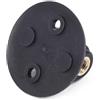 Yhenlovtt Supporto per foro per videocamera Plus Dista Staffa adattatore 20 mm Ciclismo Computer Nero Set con Vite per Supporti Cronometro