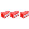 Mimdixy 3 Pezzi Taglia Stecca, Mini Stecca da Biliardo Portatile Trimmer Shaper Accessorio Strumento di Riparazione, Mini Set di Strumenti Punta Stecca da Biliardo per Punta Stecca da 9 (Rossa)