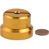 Yhenlovtt 1 set di dadi in alluminio per bobine a mezza lega, compatibili con moon, con ruota a goccia d'acqua per Baitcast, 1 set (oro)